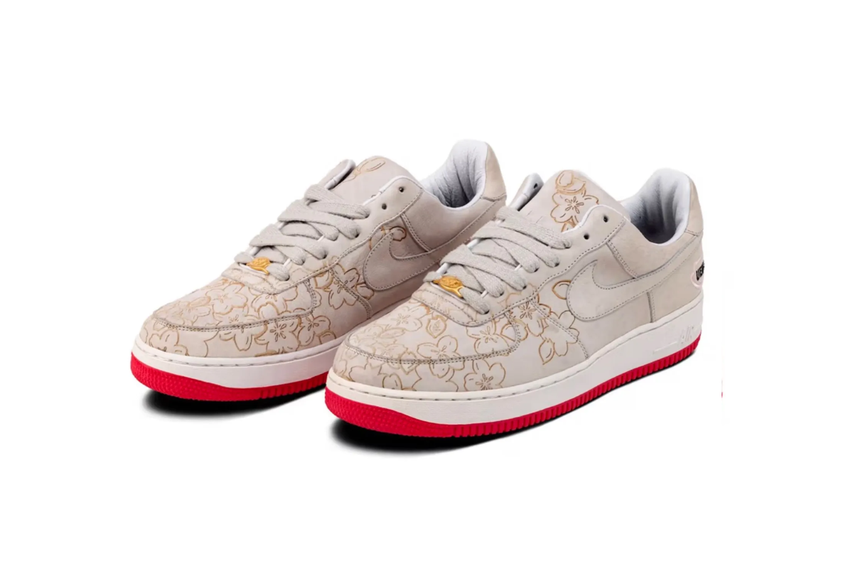 Nike s Highly Exclusive Ueno Sakura Air Force 1 Sneakers Return to t