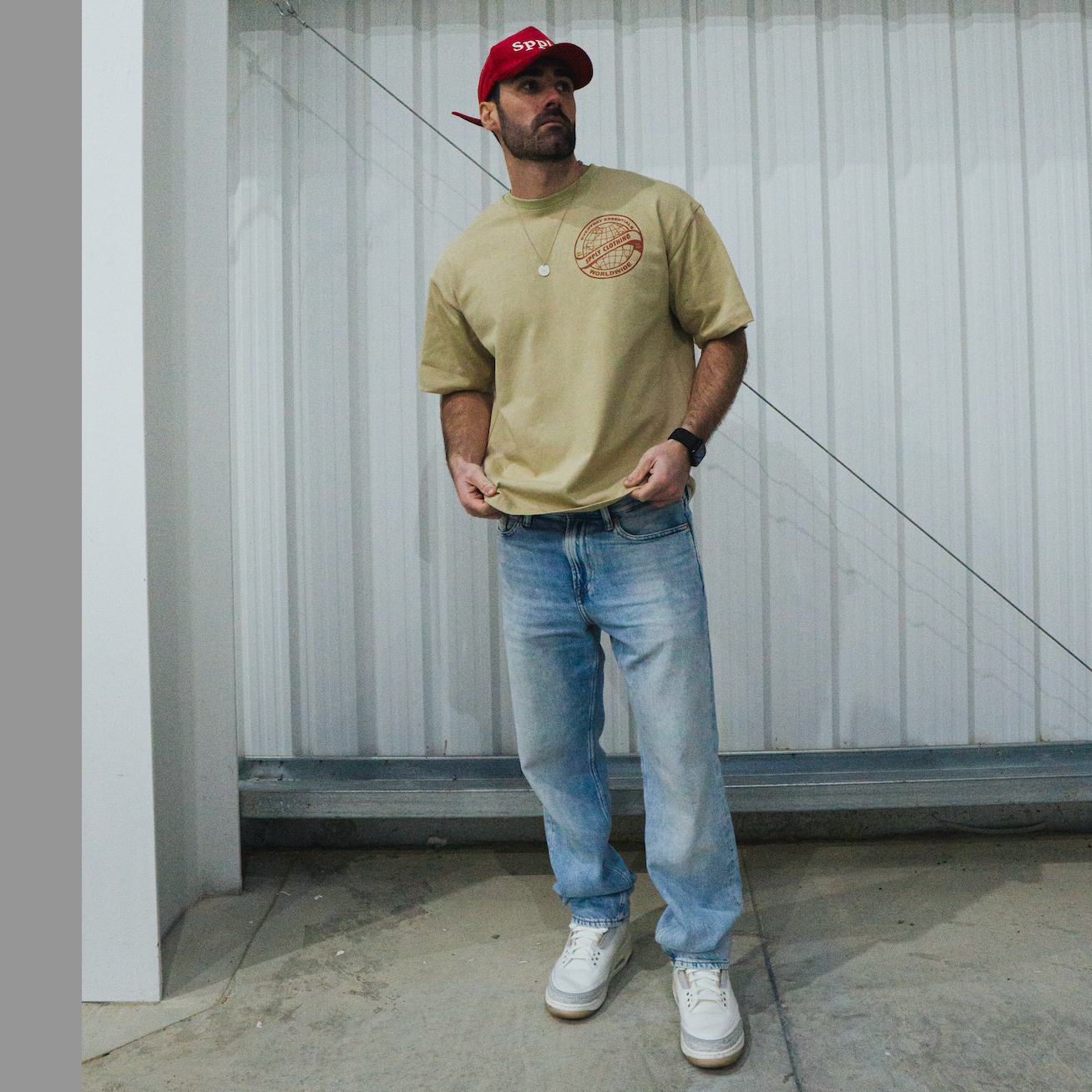 SPPLY Worldwide T-Shirt Beige