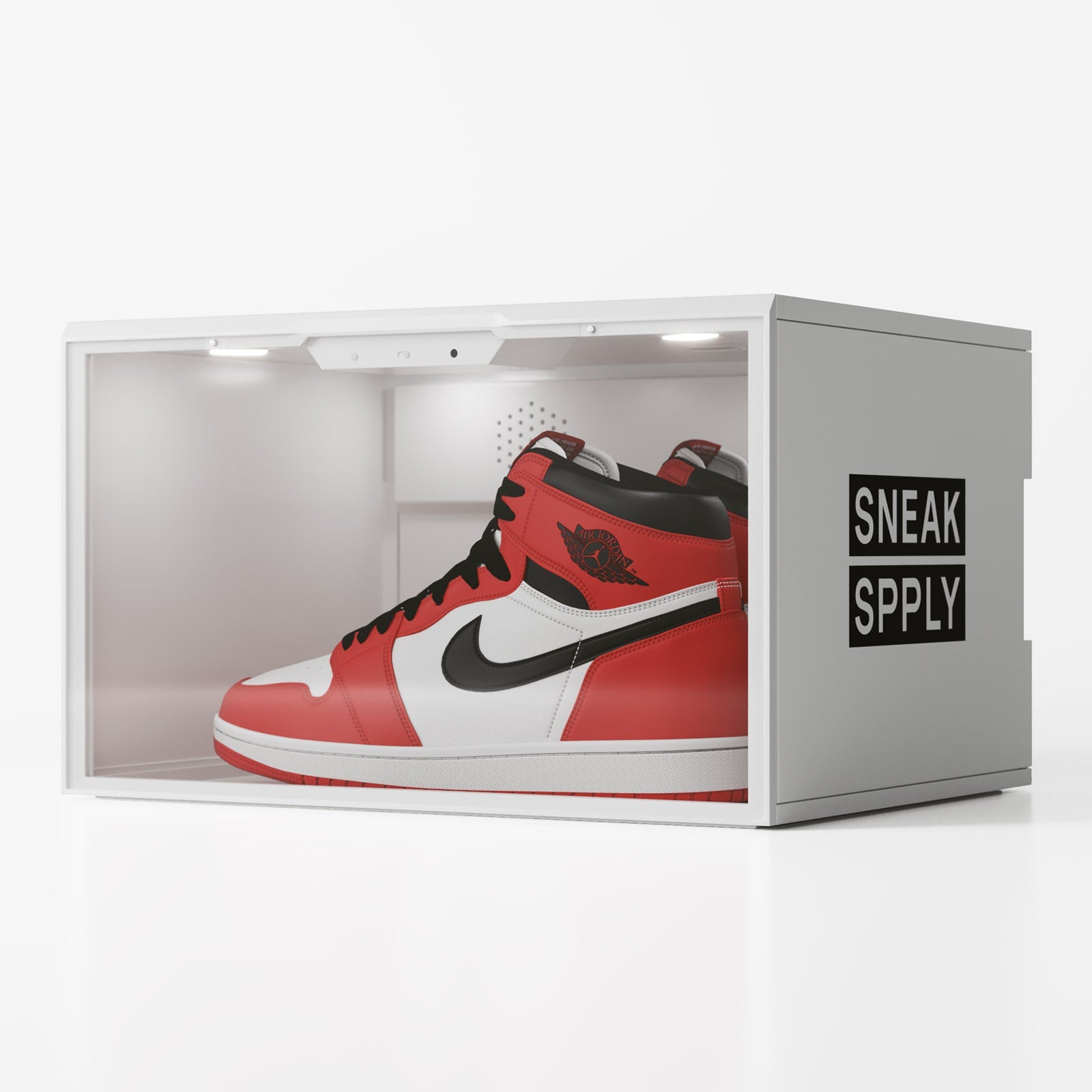 STACK V2 LED Sneaker Display Crate - White