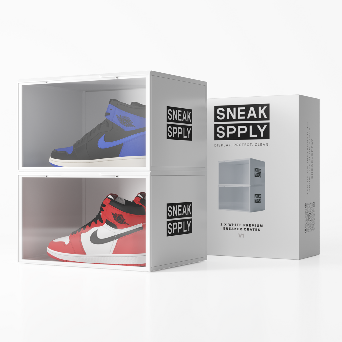 Premium Sneaker Storage Crates, Protection and Cleaning Products